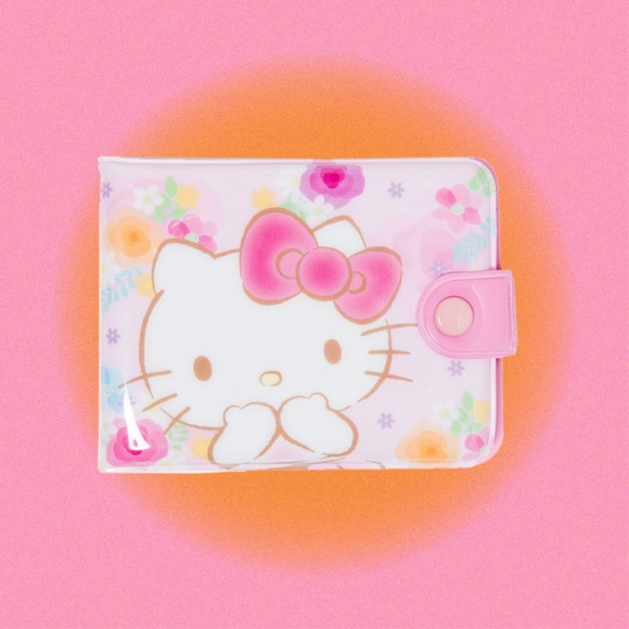 Sanrio Accessories - nwt vinyl hello kitty floral wallet